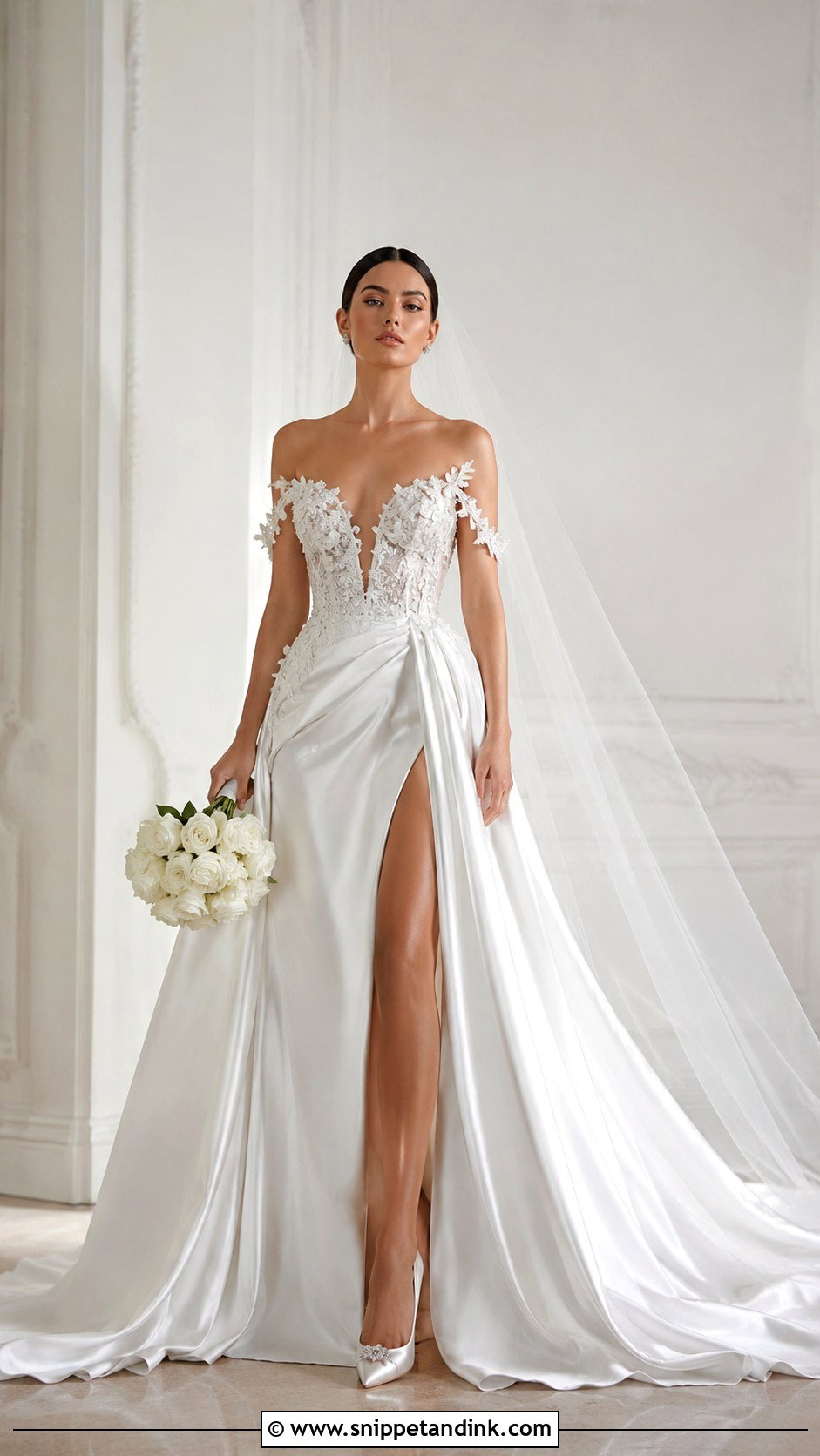 Galia Lahav Satin Bridal Gown - Snippet and Ink - 25 Galia Lahav Bridal Ideas