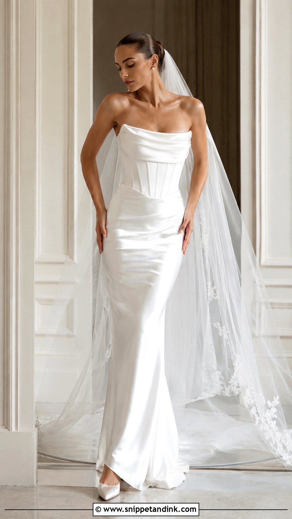 Galia Lahav Satin Wedding Gown - Snippet and Ink - 25 Galia Lahav Ideas