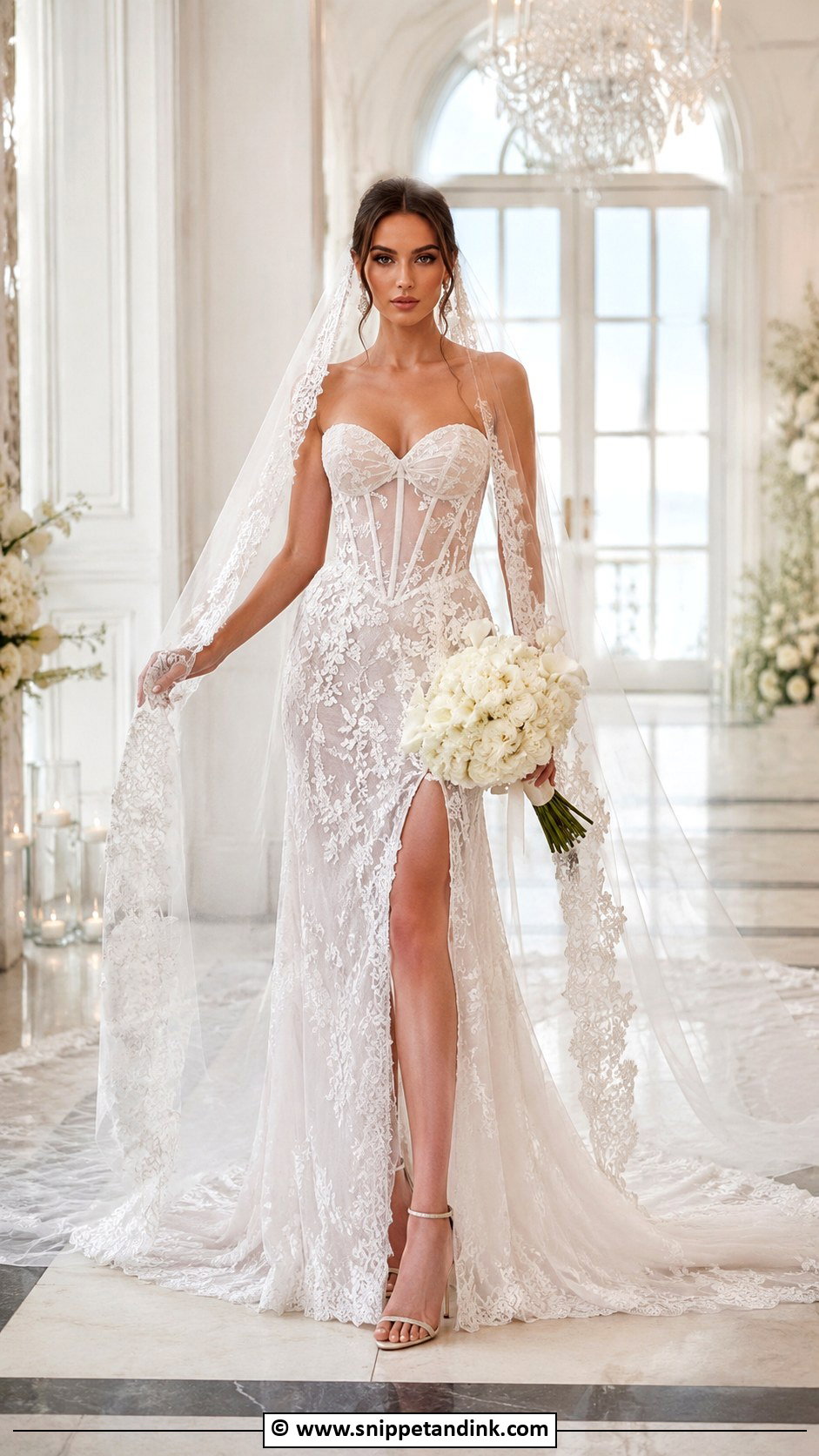 Galia Lahav Wedding Dress With Veil - Snippet and Ink - 30 Galia Lahav Wedding Dress Ideas