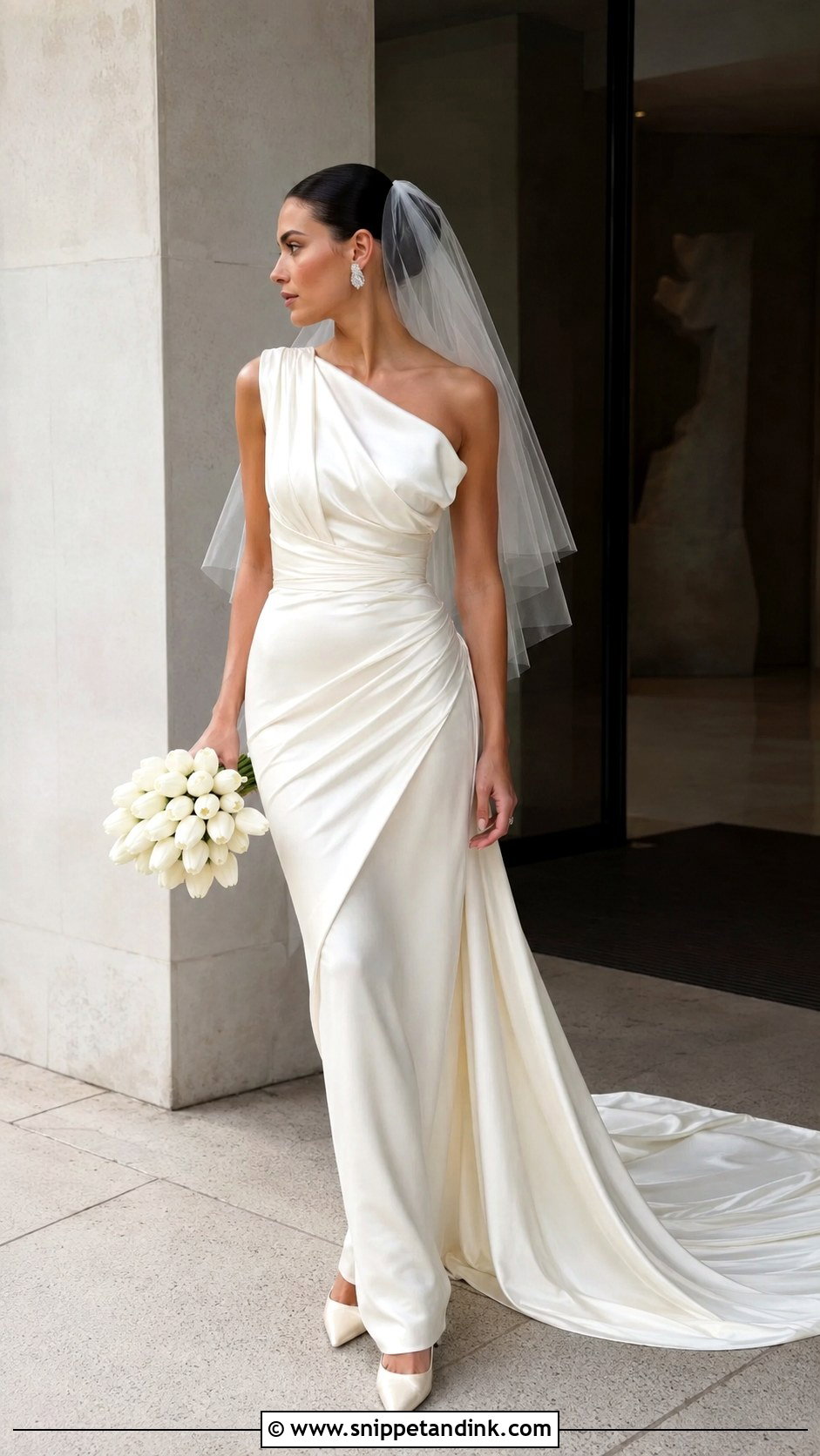 Galliano Asymmetrical Wedding Dress - Snippet and Ink - 20 Galliano Wedding Dress Ideas
