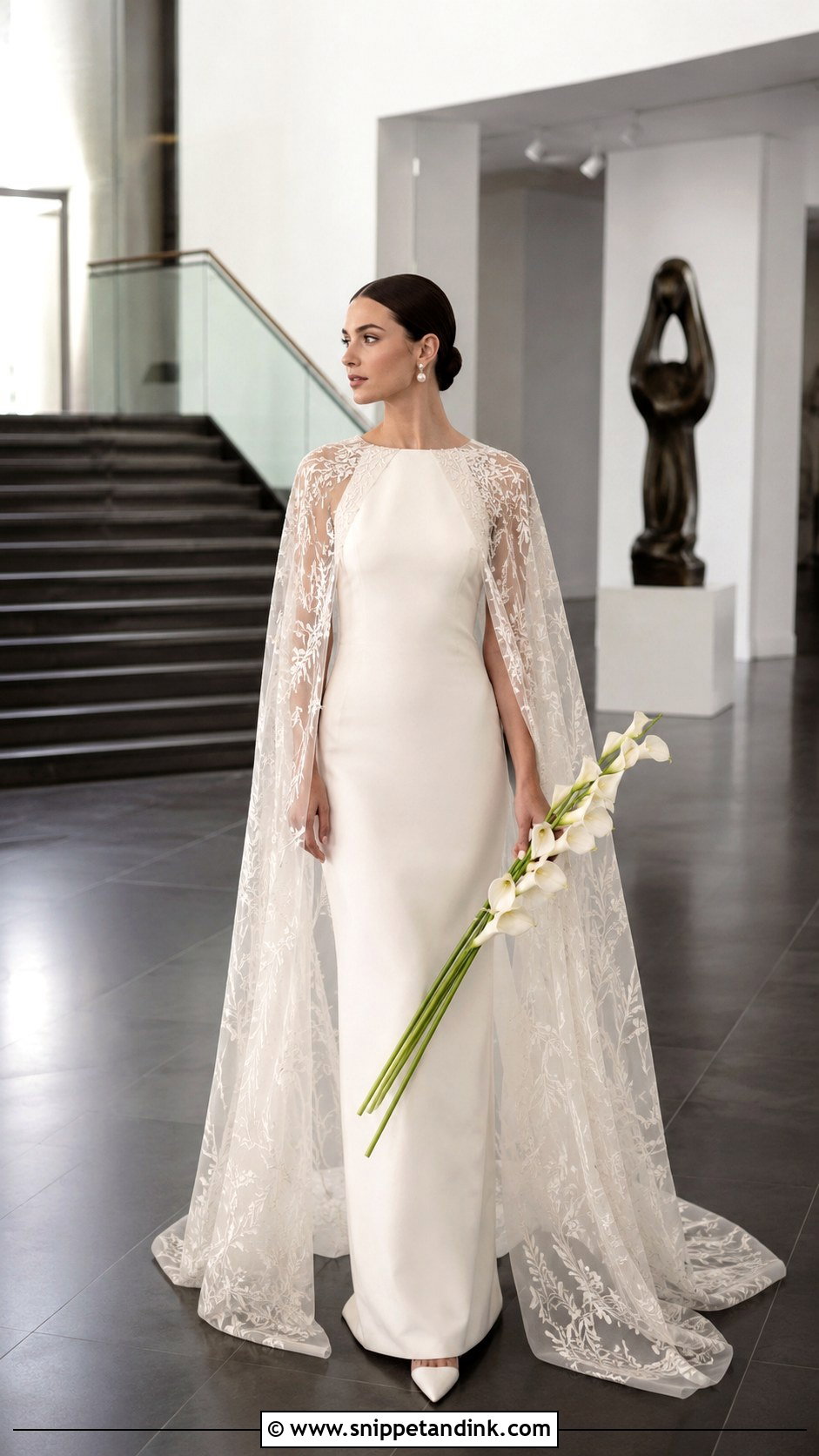 Galliano Cape Wedding Dress - Snippet and Ink - 20 Galliano Wedding Dress Ideas