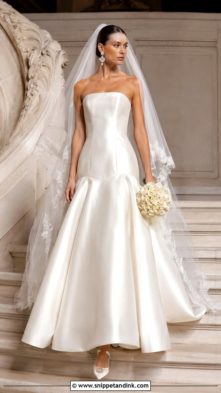 Galliano Drop Waist Wedding Dress - Snippet and Ink - 20 Galliano Wedding Dress Ideas