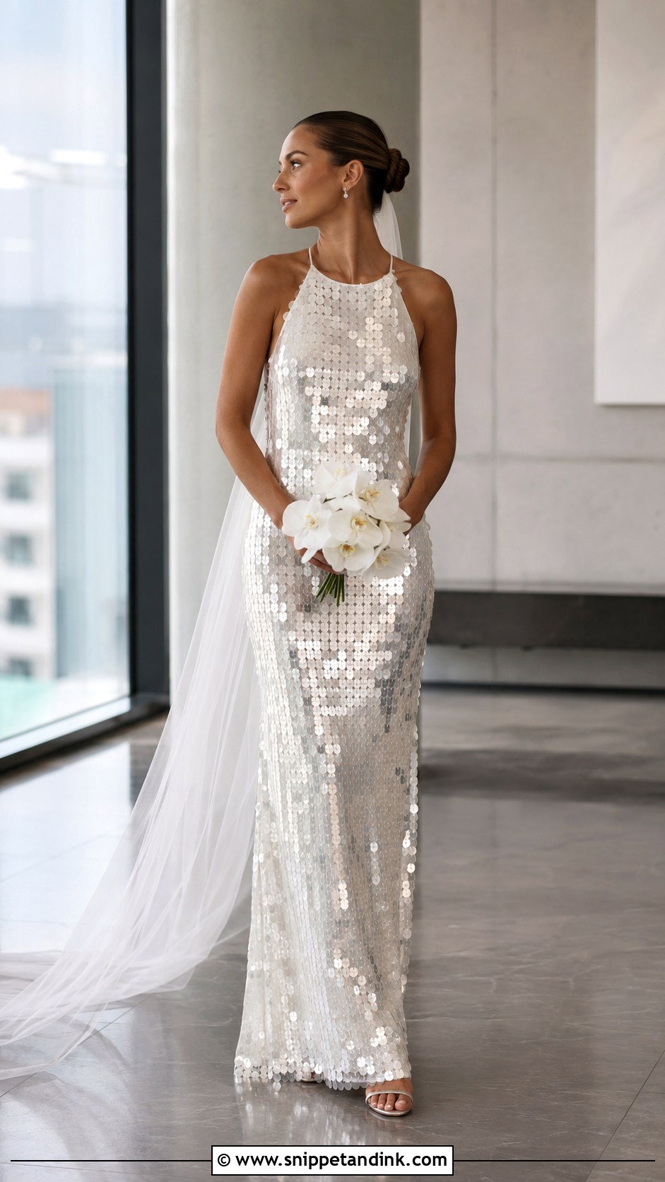 Galliano Mirrored Wedding Dress - Snippet and Ink - 20 Galliano Wedding Dress Ideas