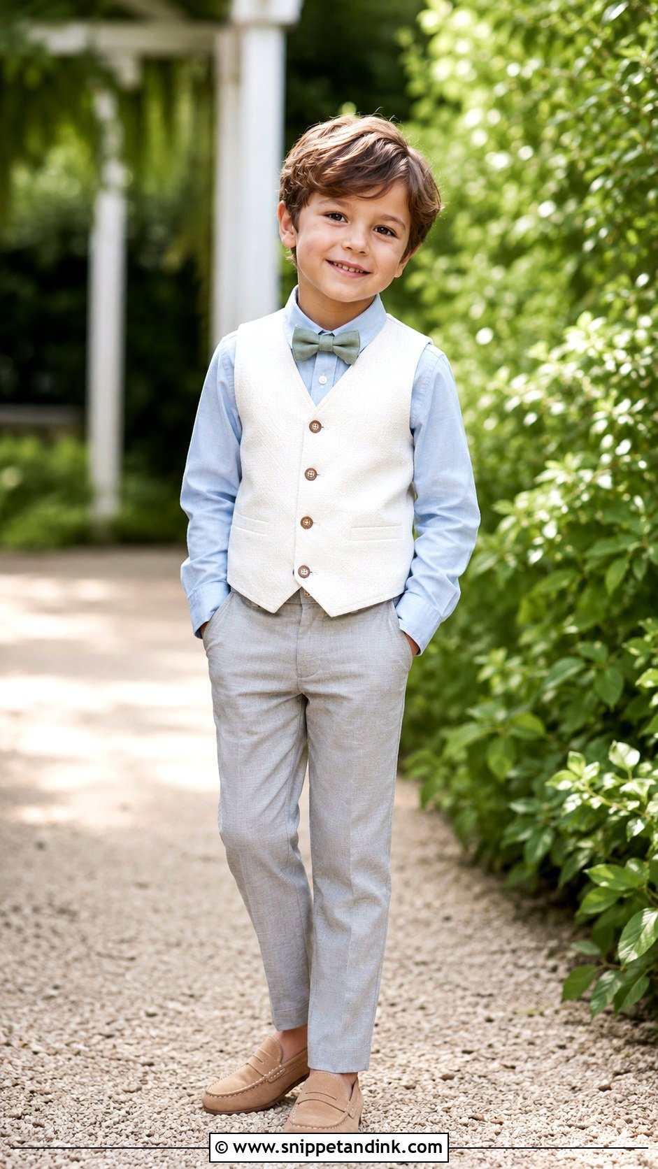 Garden Boys Wedding Outfit - Snippet and Ink - 25 Kids Wedding Outfits Boys