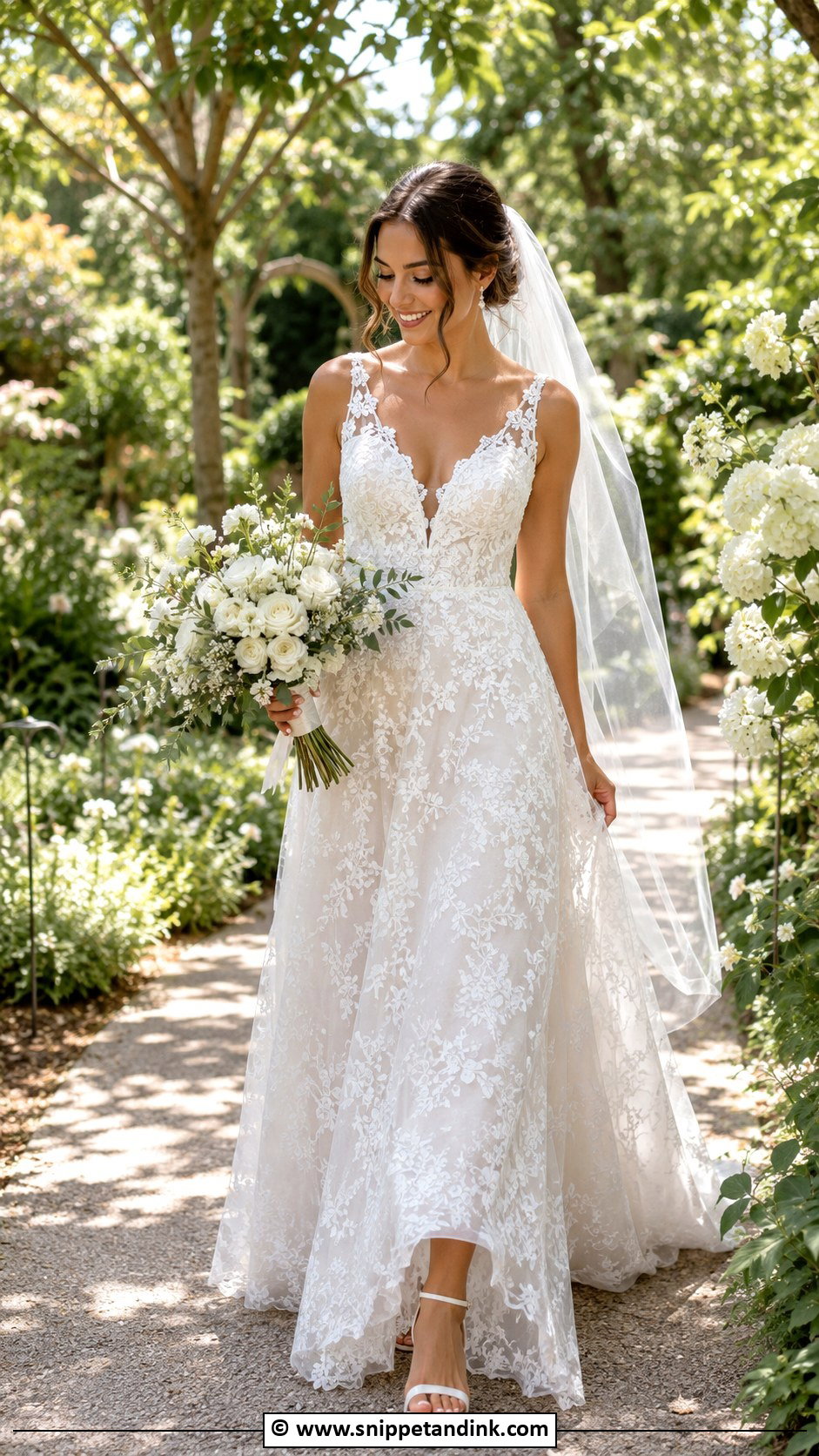 Garden Bride Dress Outfit - Snippet and Ink - 30 Bride Outfits