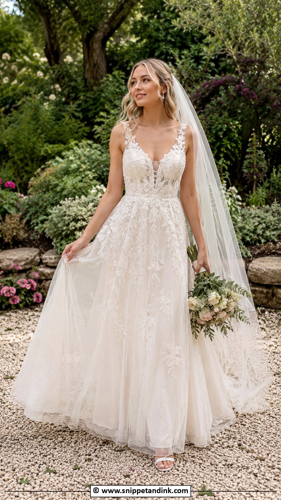 Garden Fairytale Wedding Dress - Snippet and Ink - 30 Fairytale Wedding Dress Ideas