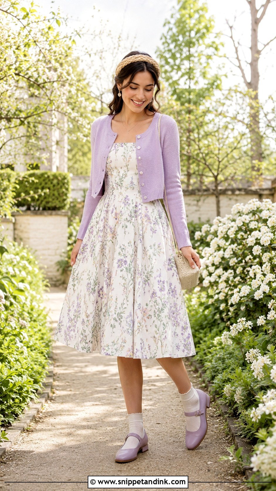 Garden Floral Dress Kids Wedding Outfit - Snippet and Ink - 20 Wedding Kids Outfit Ideas