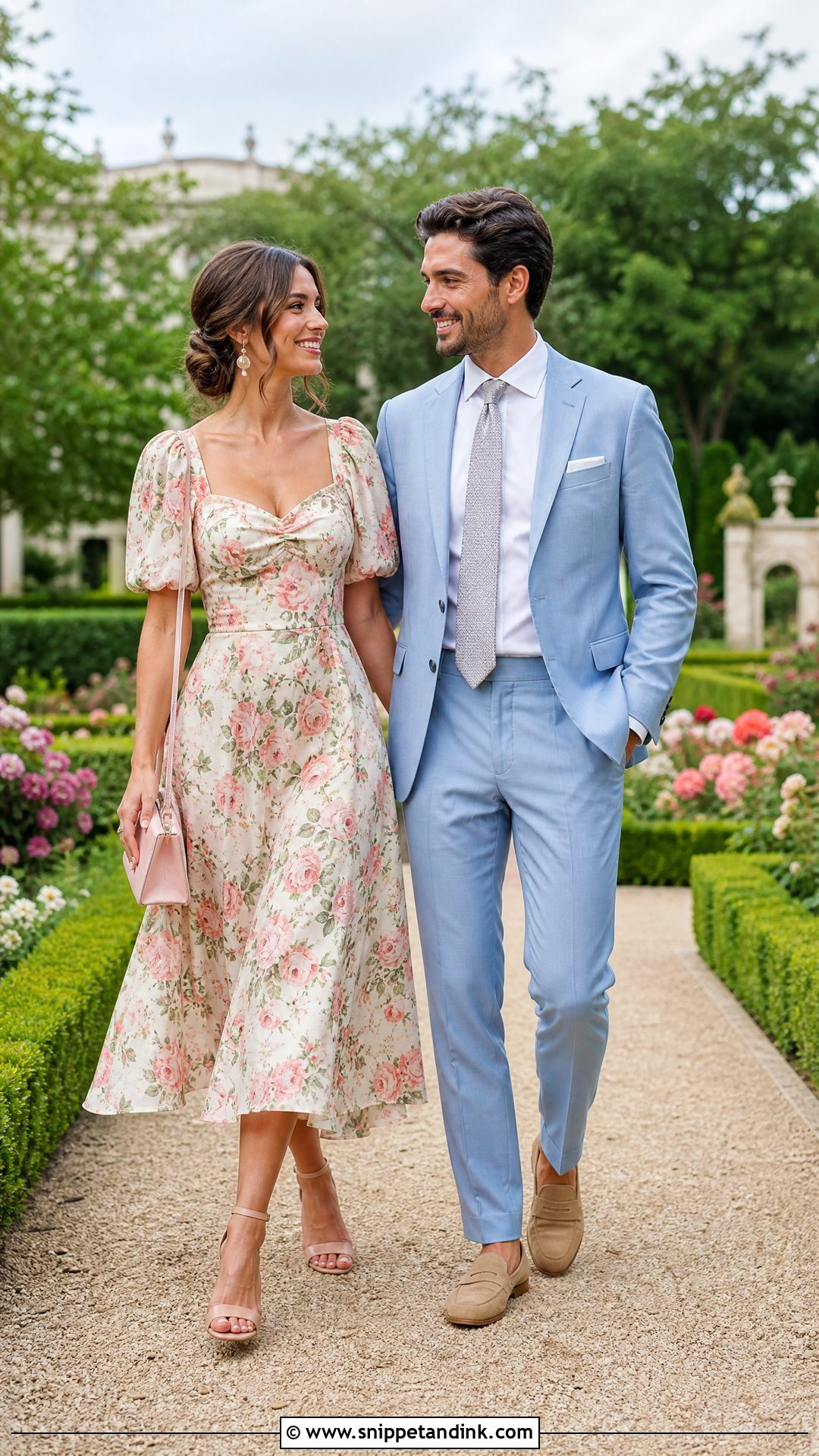 Garden Party Wedding Attire Card - Snippet and Ink - 20 Wedding Attire Card Ideas