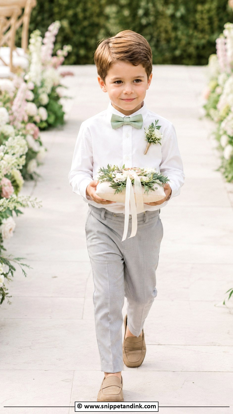 Garden Ring Bearer Outfit - Snippet and Ink - 30 Ring Bearer Ideas