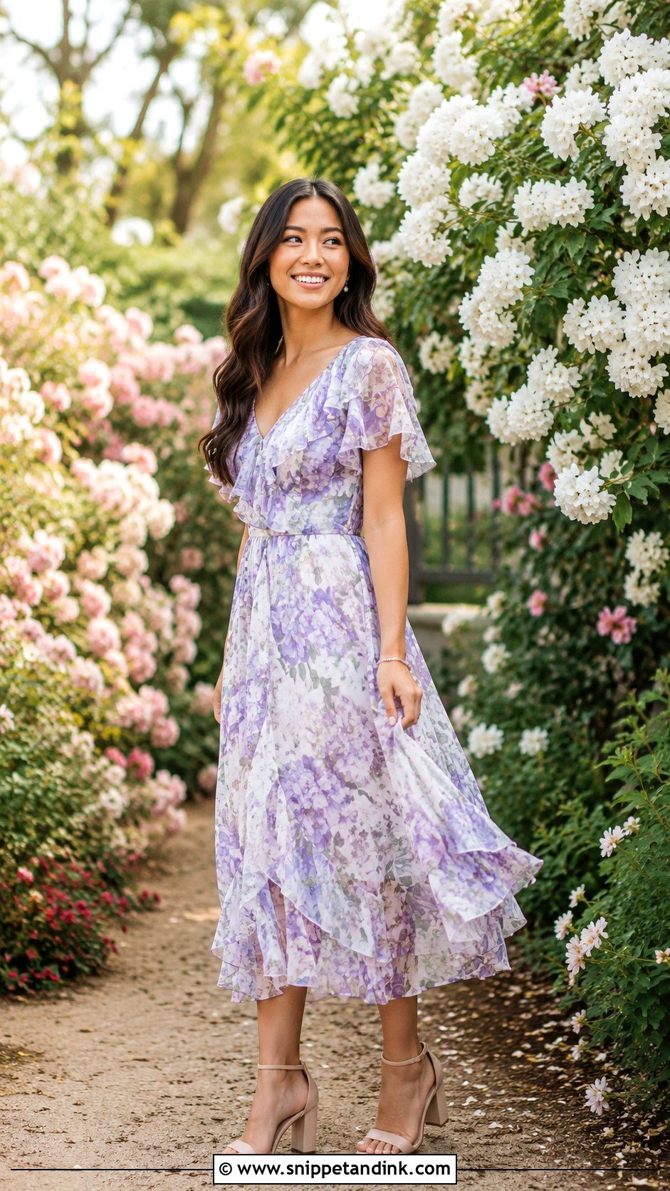 Garden Save The Date Dress - Snippet and Ink - 30 Save the Date Dress Ideas