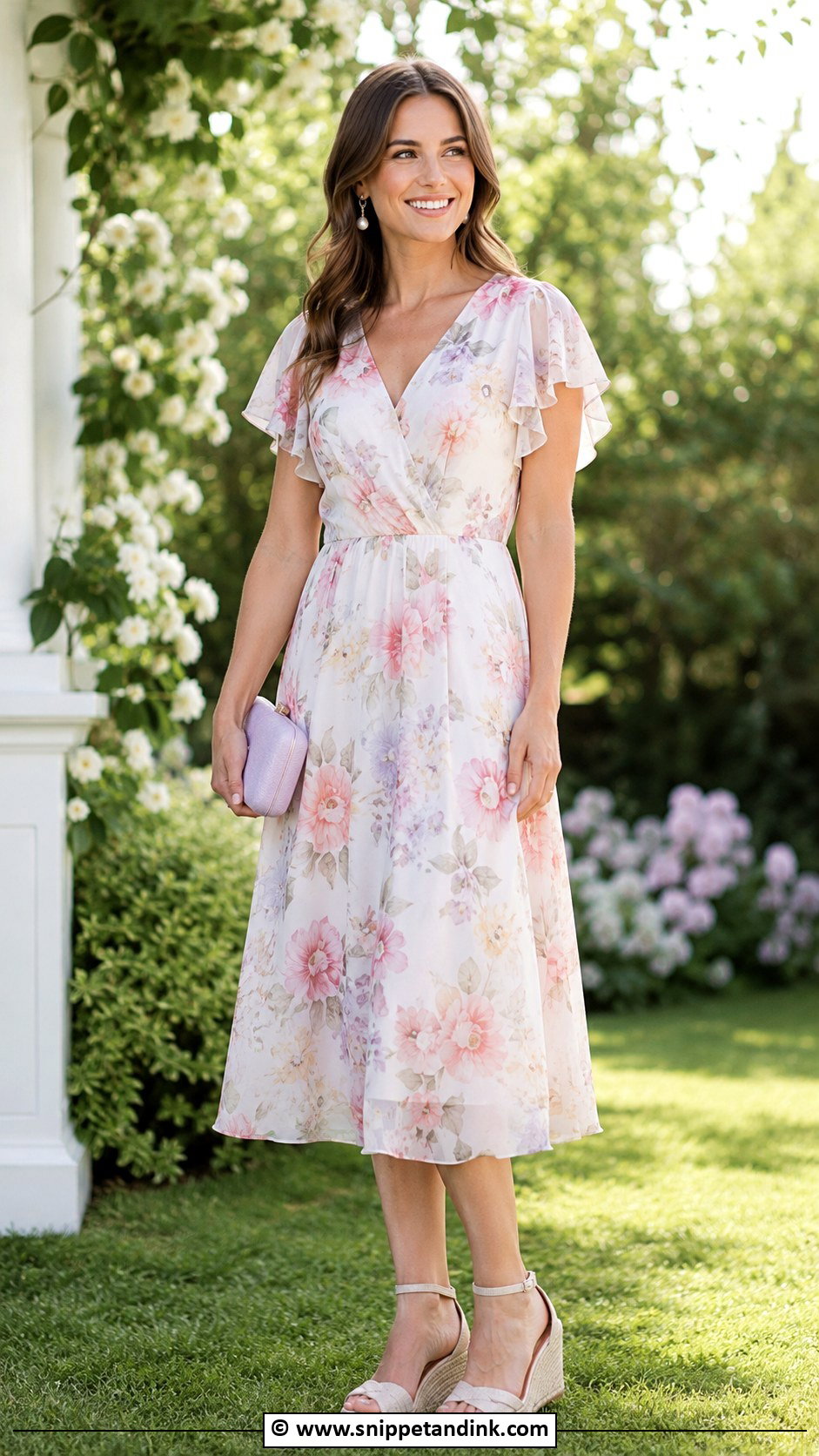Garden Summer Wedding Dress - Snippet and Ink - 30 Summer Wedding Dress Ideas