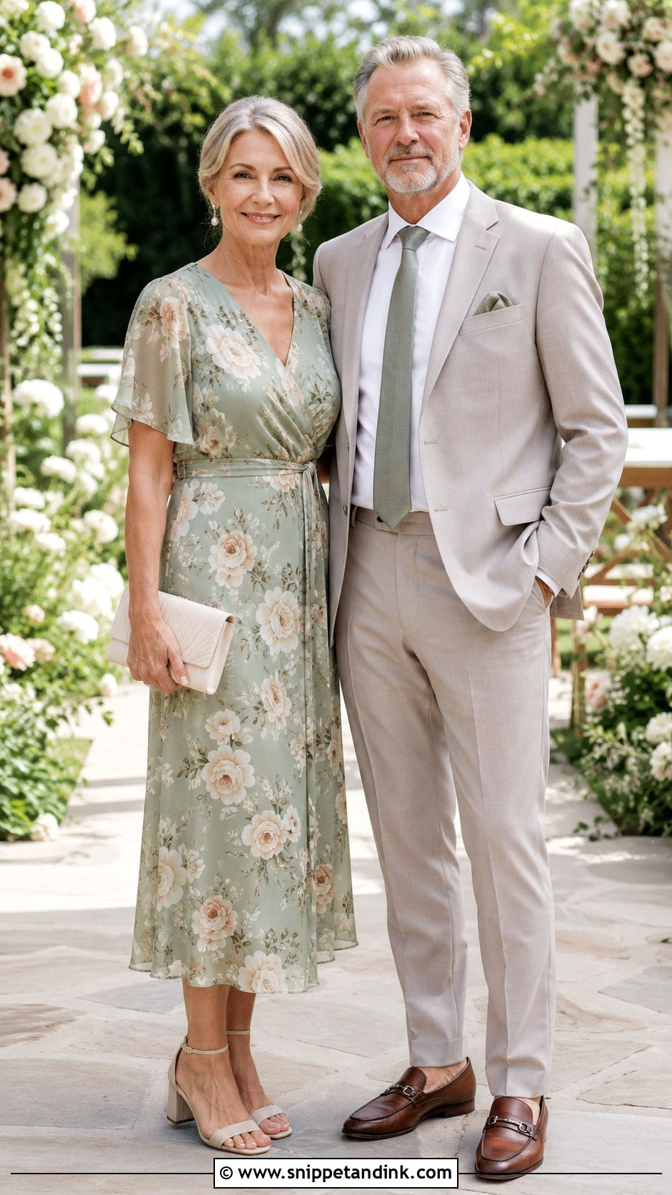 Garden Wedding Brides Parents Outfits - Snippet and Ink - 20 Brides Parents Outfits