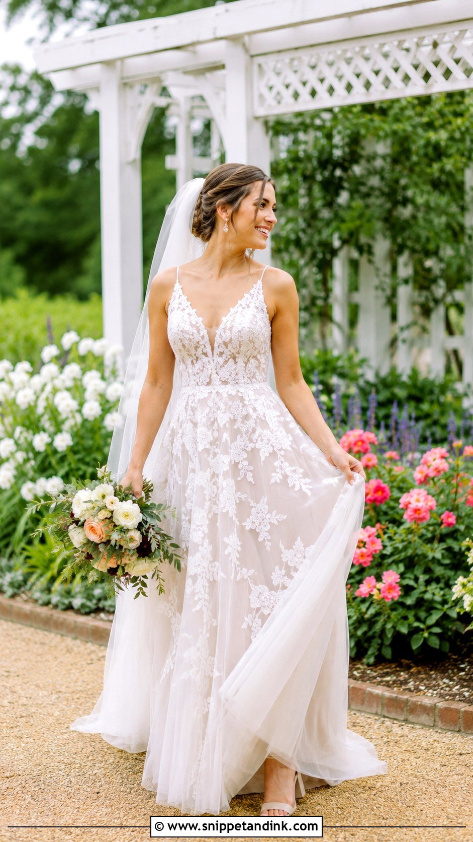 Garden Wedding Dress - Snippet and Ink - 30 Wedding Dresses Aesthetic