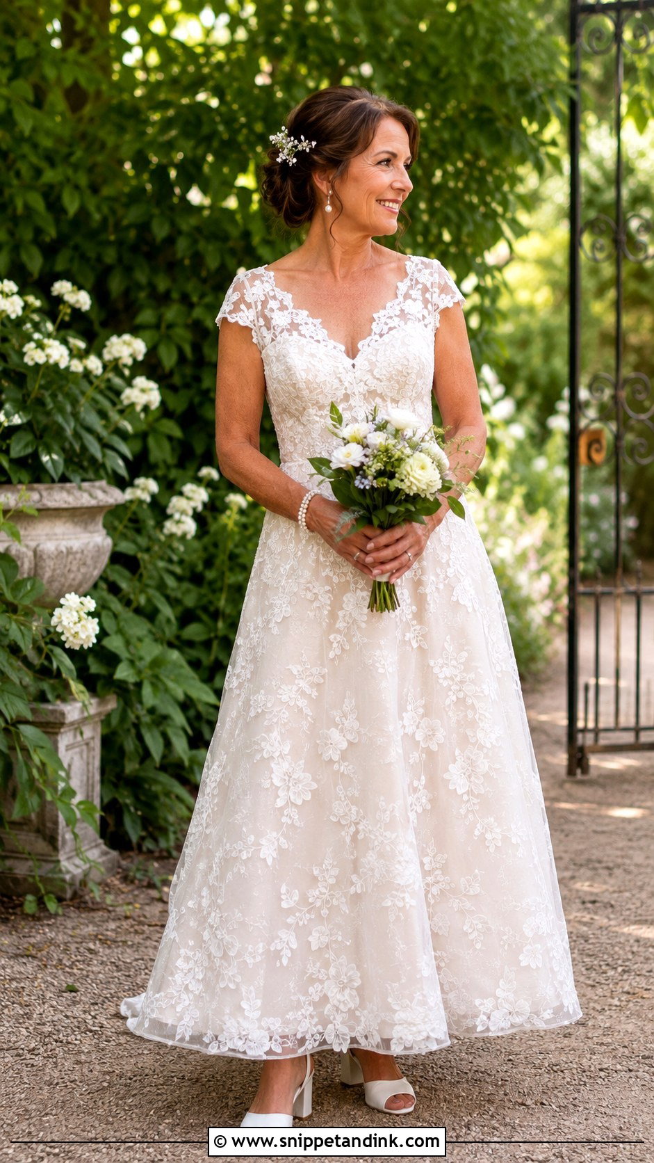 Garden Wedding Dress - Snippet and Ink - 25 2nd Wedding Dress Ideas