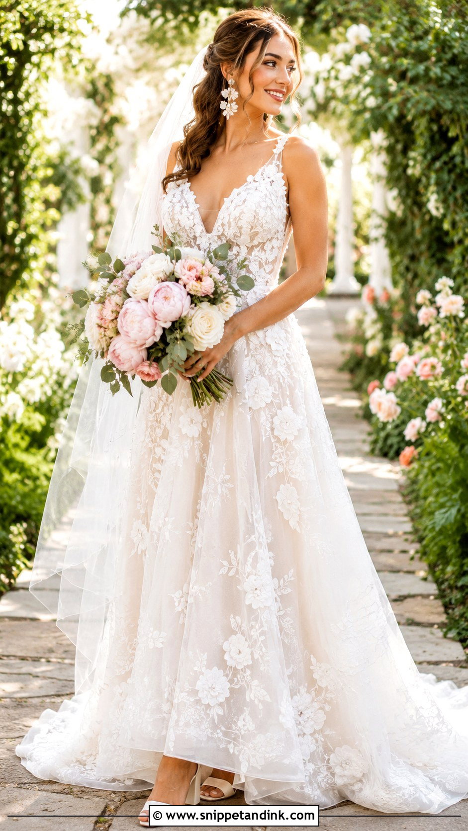 Garden Wedding Dress - Snippet and Ink - 25 Enchanted Wedding Dress Ideas
