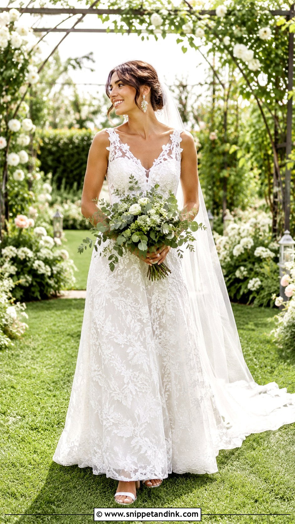 Garden Wedding Dress - Snippet and Ink - 25 Weeding Dressing Woman Bride Ideas