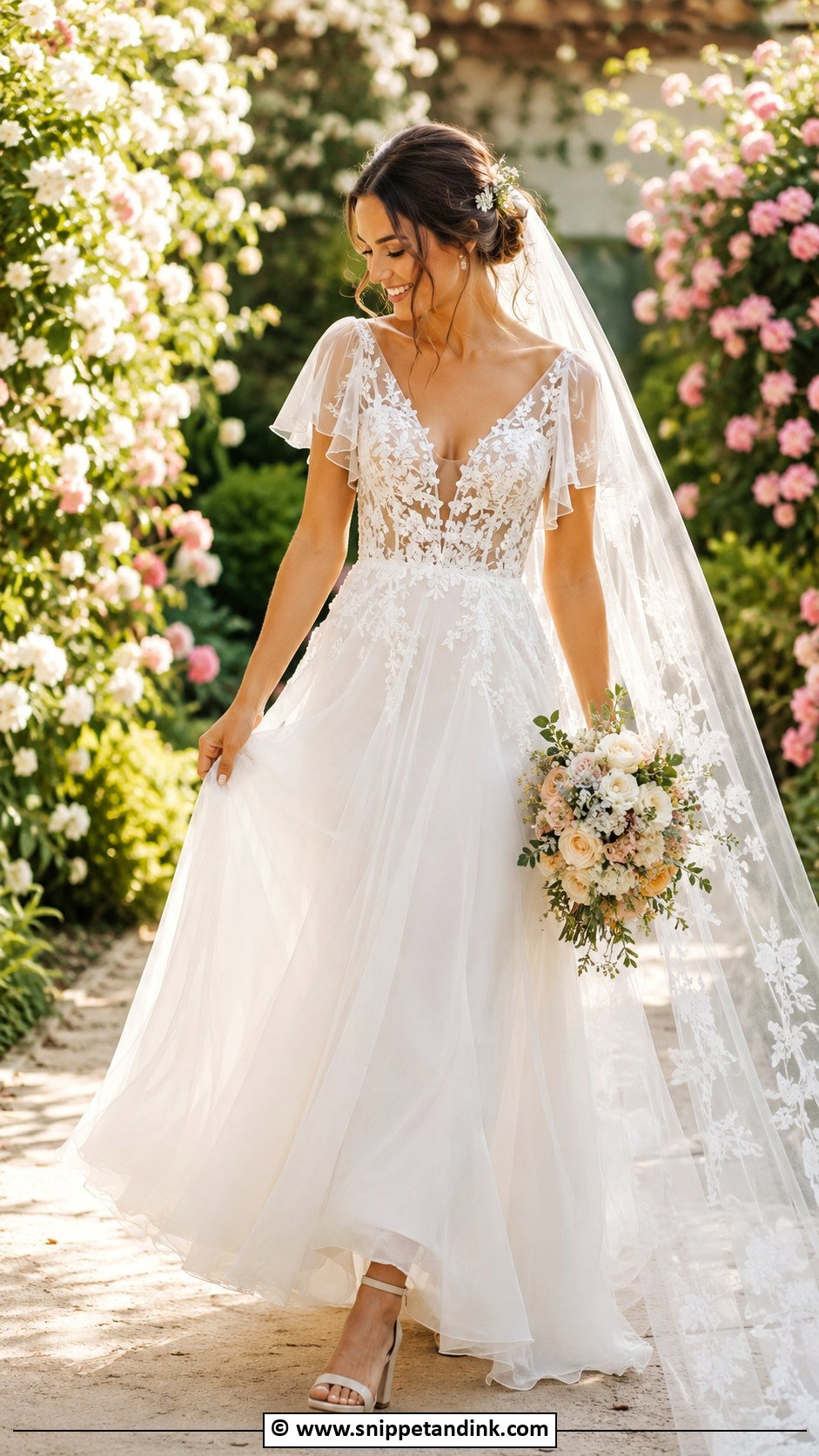 Garden Wedding Dress - Snippet and Ink - 30 Fairy Tale Wedding Dress Ideas