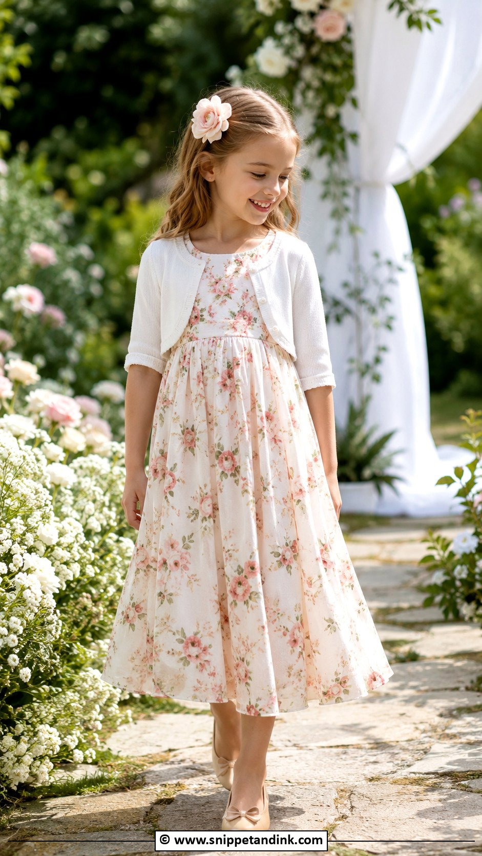 Garden Wedding Dress - Snippet and Ink - 30 Kids Designer Dresses for Wedding