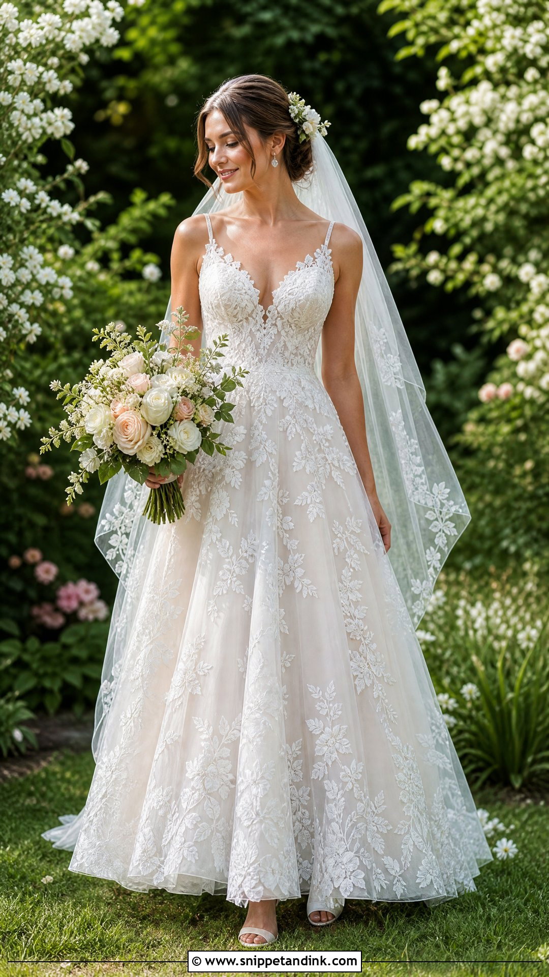 Garden Wedding Dress Description - Snippet and Ink - 25 Wedding Dress Description Ideas
