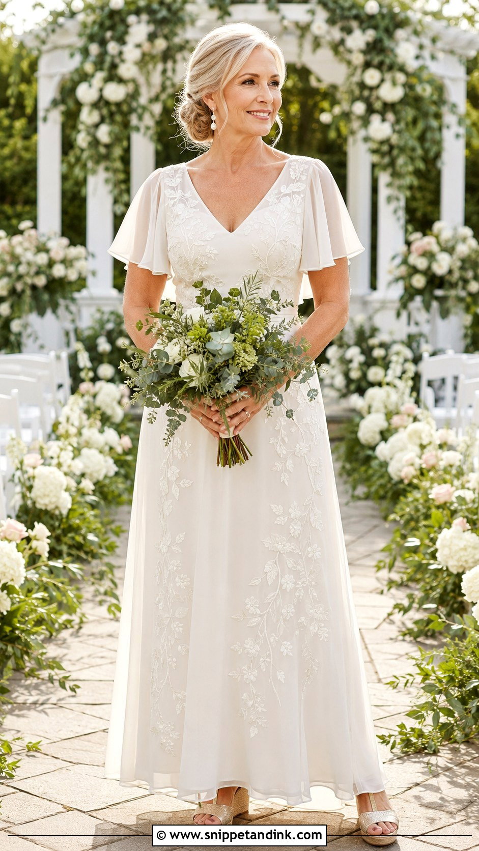 Garden Wedding Dress For Women Over 50 - Snippet and Ink - 25 Over 50 Wedding Dress Ideas