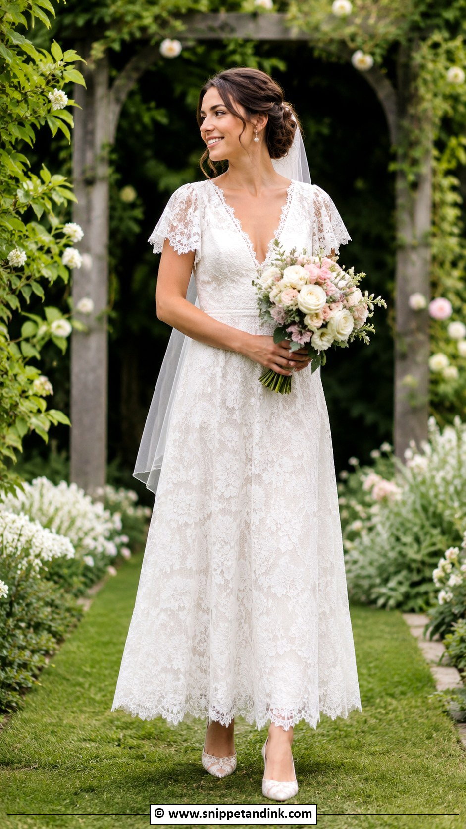 Garden Wedding Dress - Snippet and Ink - 25 Informal Wedding Dresses