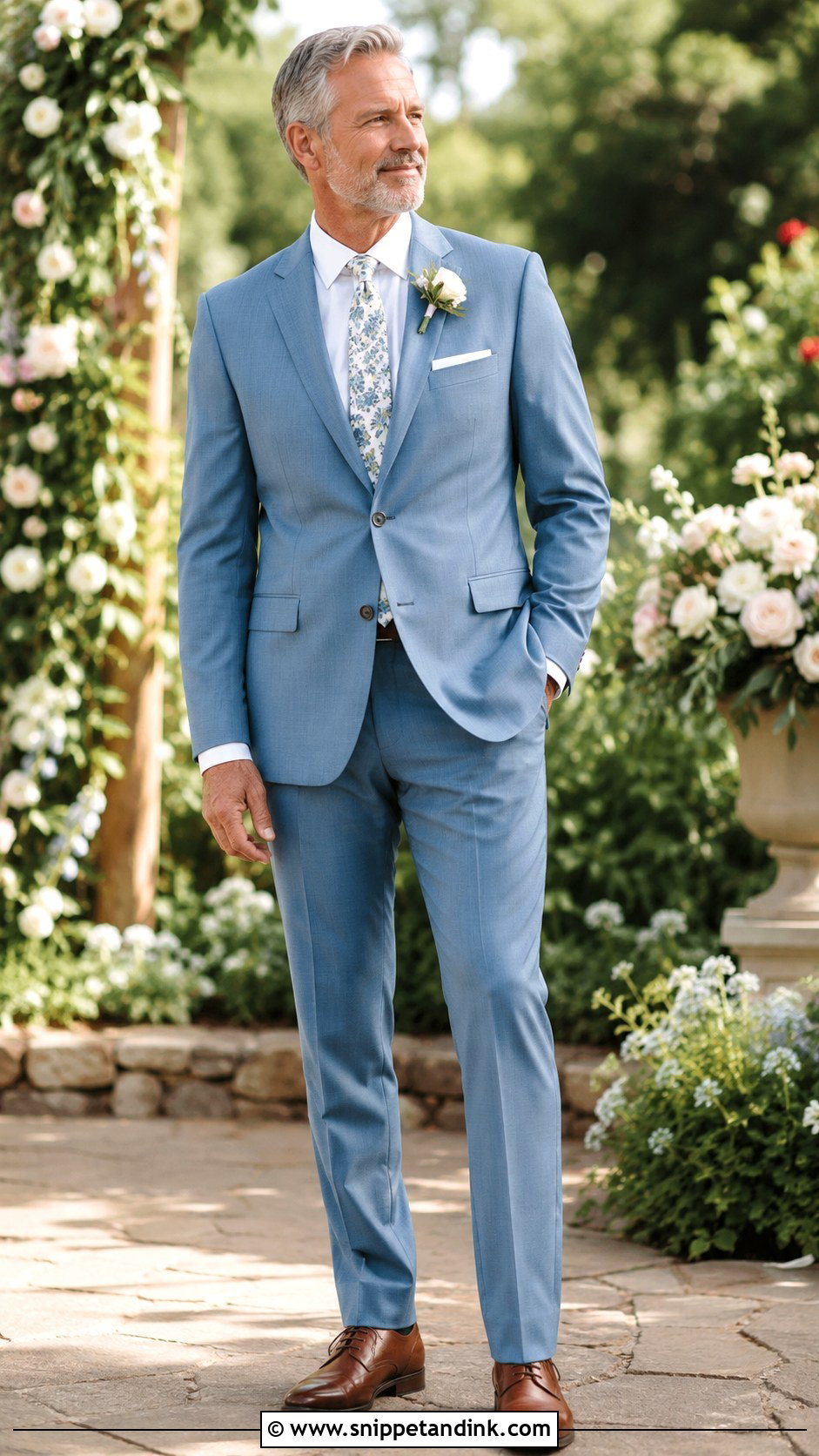 Garden Wedding Father Of The Bride Outfit - Snippet and Ink - 30 Father of the Bride Outfit Ideas