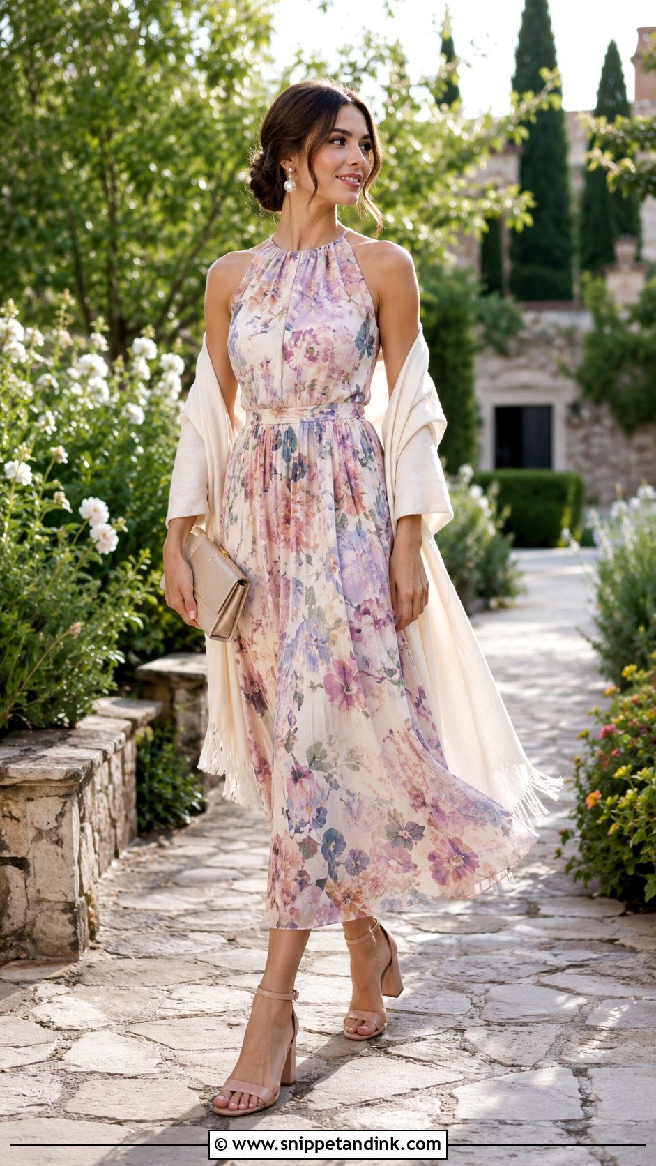 Garden Wedding Guest Outfit - Snippet and Ink - 25 Wedding Outfits Ideas
