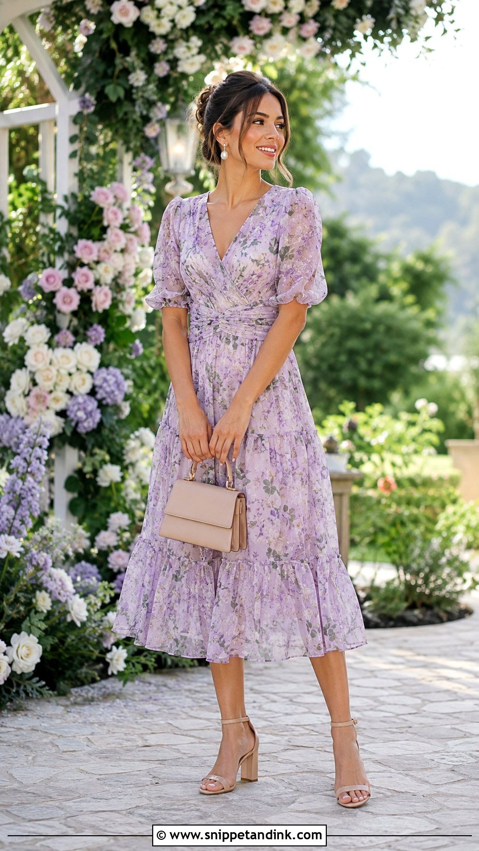 Garden Wedding Welcome Party Outfit - Snippet and Ink - 25 Wedding Welcome Party Outfit Ideas
