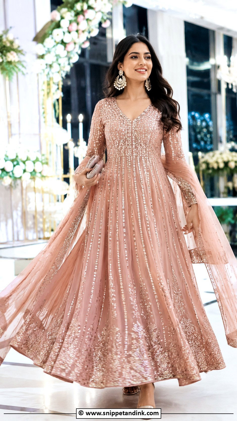 Georgette Anarkali Dress for Wedding - Snippet and Ink - 30 Anarkali Dress for Wedding Ideas