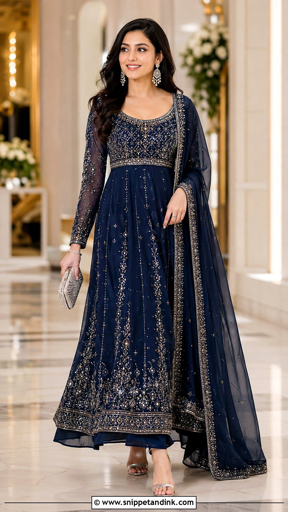 Georgette Anarkali Suit For Wedding - Snippet and Ink - 25 Anarkali Suits for Wedding