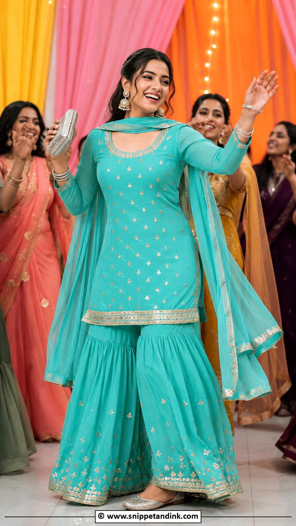 Georgette Punjabi Suit For Jaggo - Snippet and Ink - 30 Jaggo Outfit Punjabi Suit Ideas