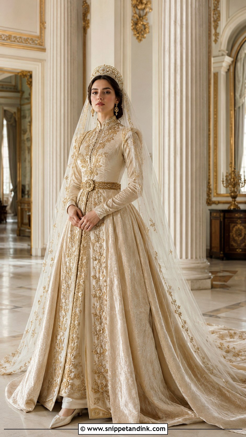 Georgian Royal Wedding Dress - Snippet and Ink - 20 Georgian Traditional Wedding Dress Ideas