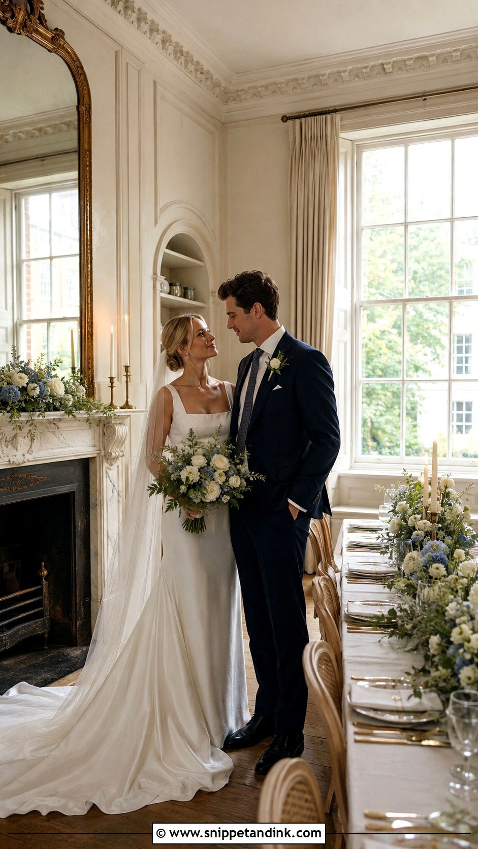 Georgian Townhouse London Wedding - Snippet and Ink - 20 London Wedding Aesthetic Ideas