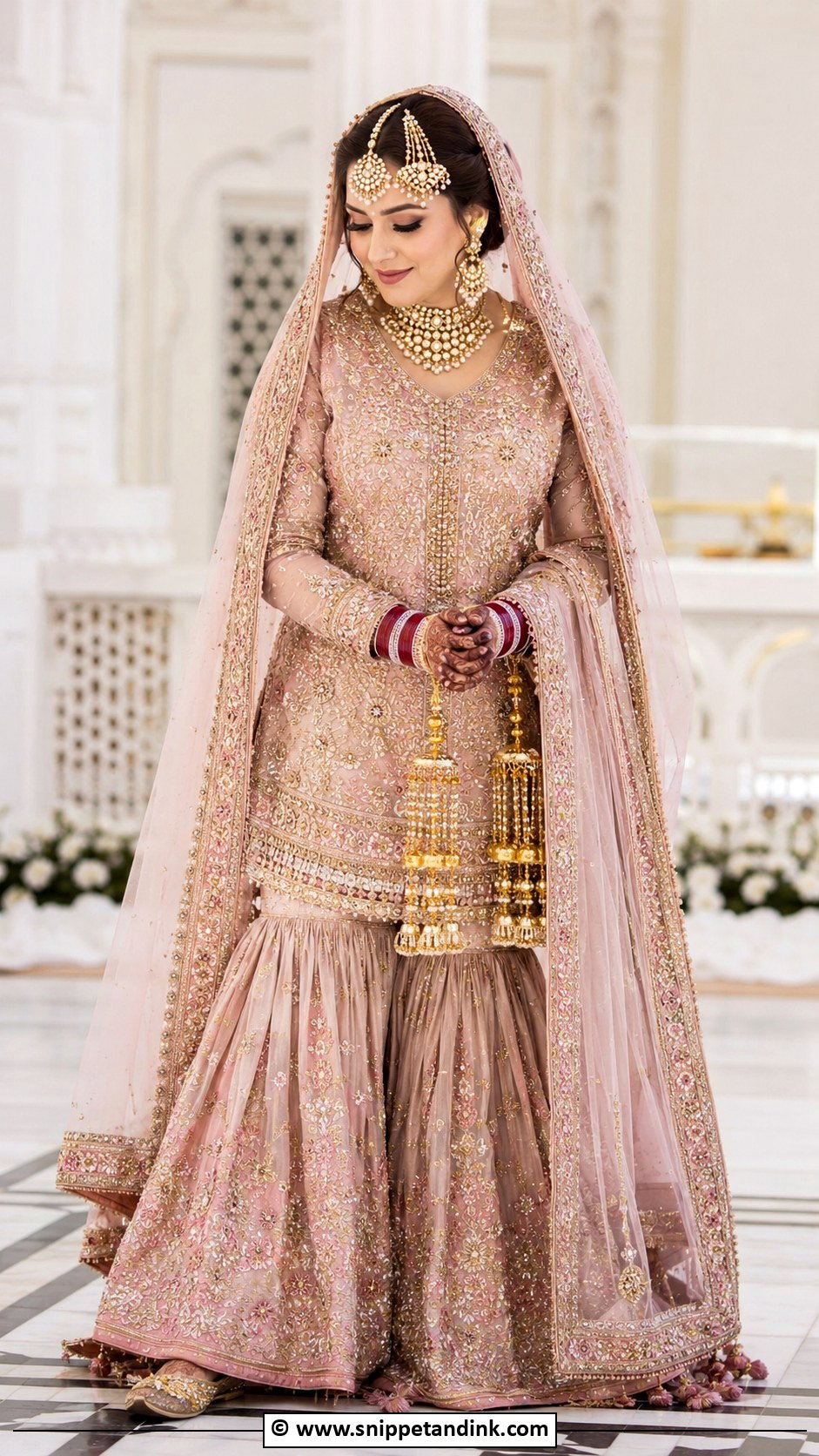 Gharara Bridal Suit - Snippet and Ink - 25 Bridal Suits Punjabi Sikh Bride