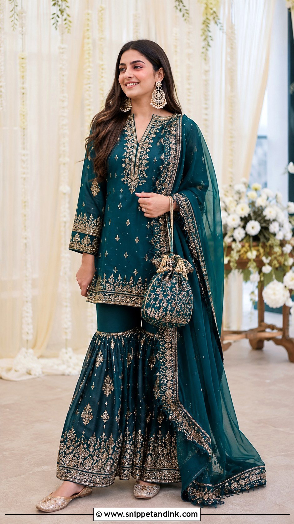 Gharara Dress For Wedding Function - Snippet and Ink - 30 Wedding Function Dress for Women Ideas