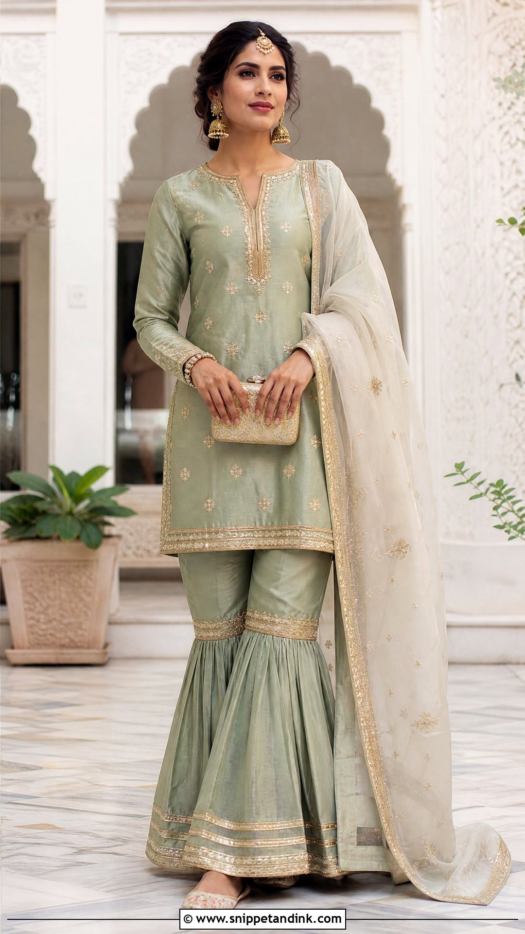 Gharara Salwar Suit for Wedding - Snippet and Ink - 20 Salwar Designs for Wedding