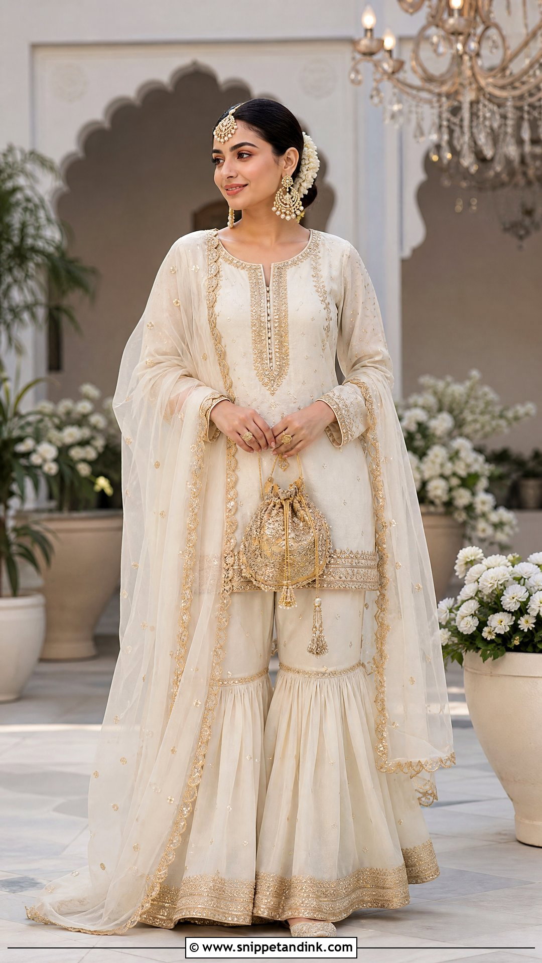 Gharara Salwar Suit - Snippet and Ink - 20 Salwar for Wedding Ideas