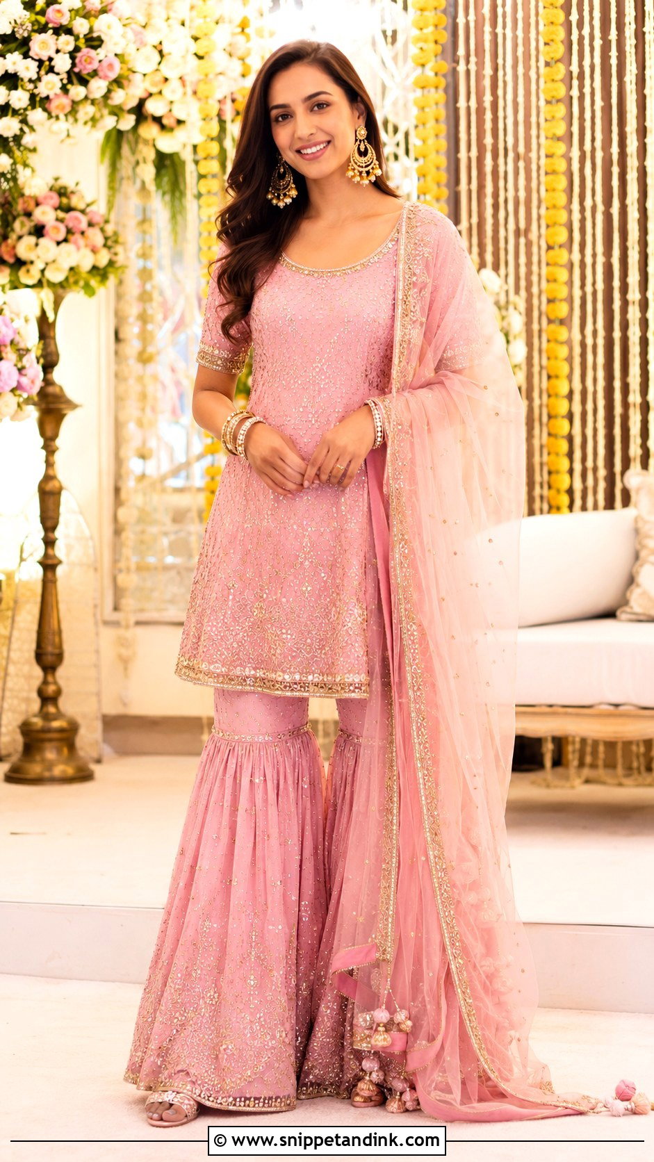 Gharara Set For Bride Sister - Snippet and Ink - 25 Indian Wedding Outfits for Brides Sister