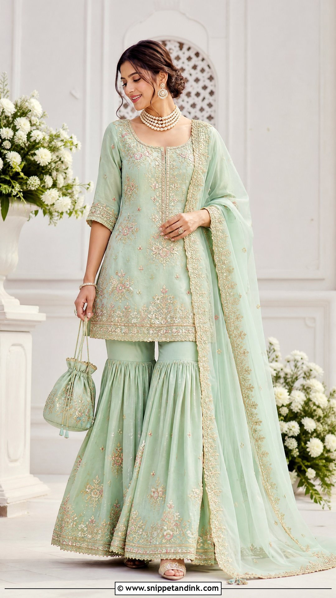 Gharara Set For Indian Wedding - Snippet and Ink - 25 Trendy Indian Outfits for Wedding