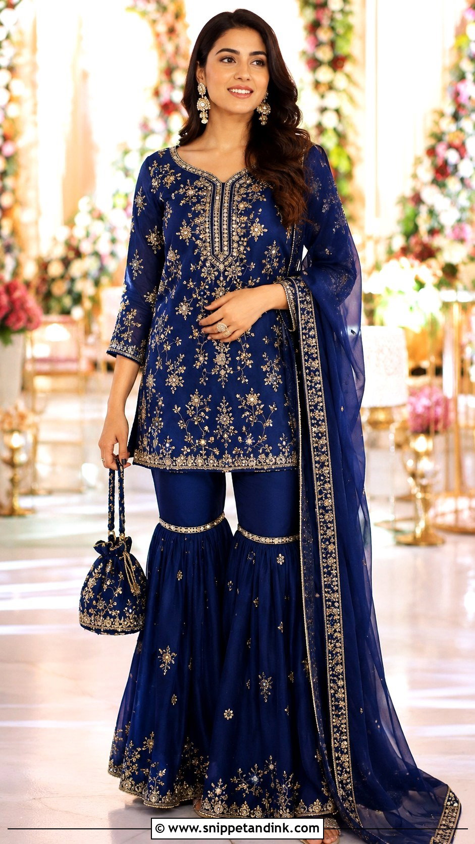 Gharara Set For Sangeet - Snippet and Ink - 25 Sangeet Dress Ideas