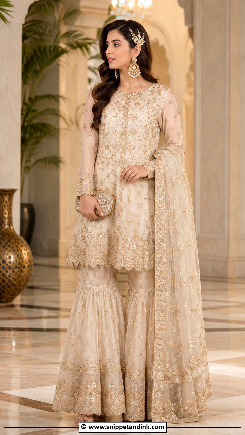 Gharara Suit - Snippet and Ink - 30 Indian Wedding Dresses