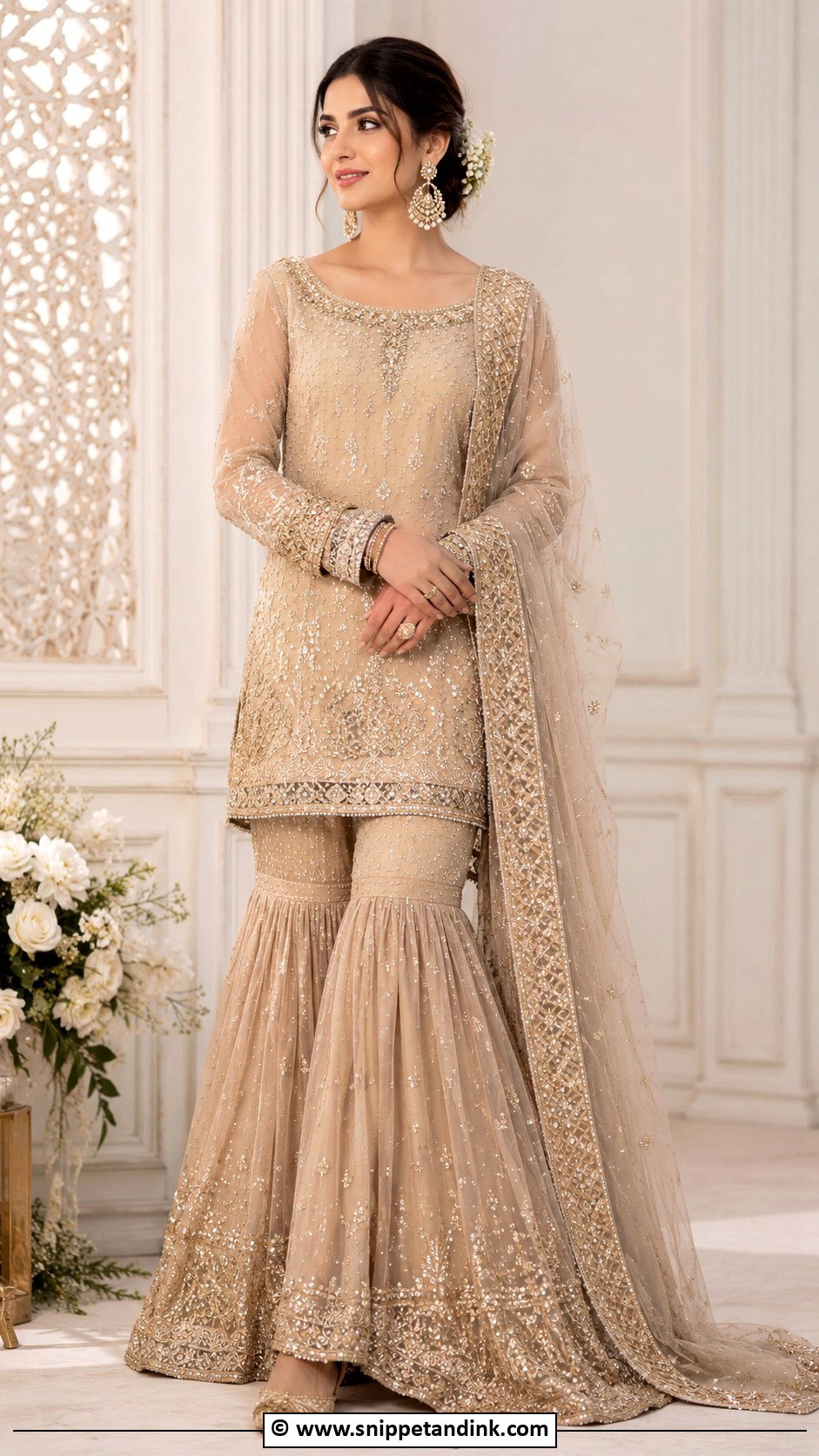 Gharara Suit Dress - Snippet and Ink - 30 Desi Wedding Dresses