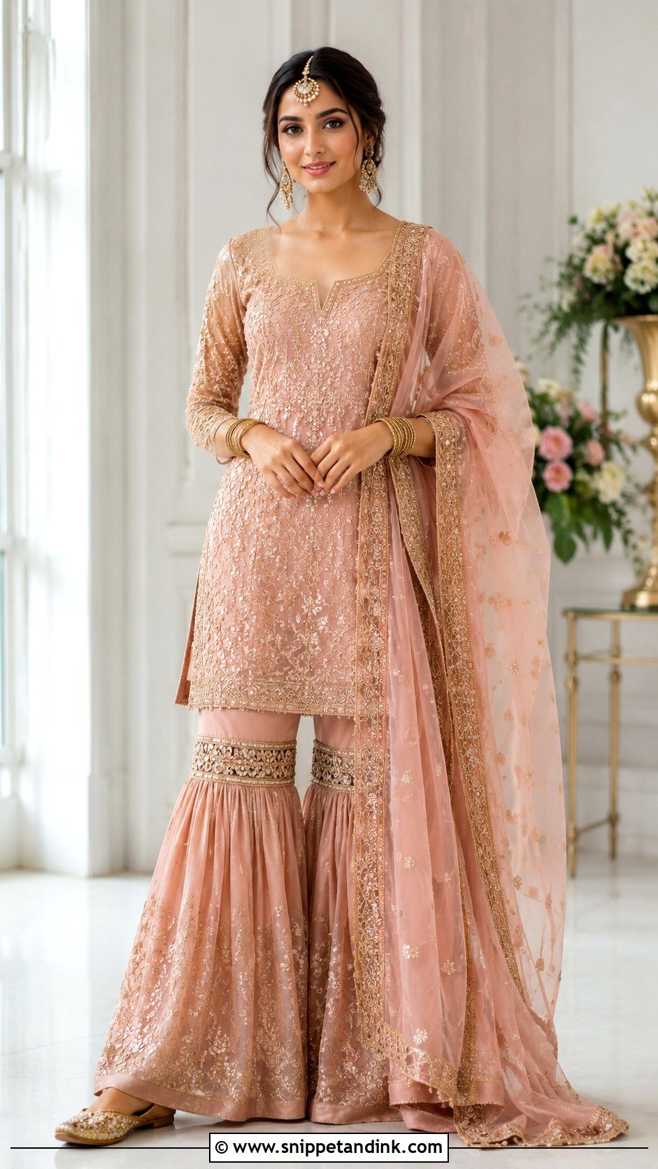 Gharara Suit For Sikh Wedding - Snippet and Ink - 25 Sikh Wedding Dress Ideas