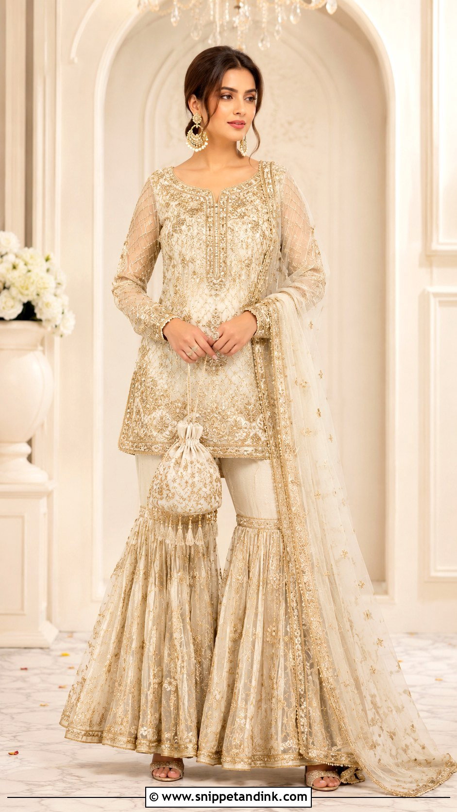 Gharara Suit For Wedding - Snippet and Ink - 25 Indian Wedding Dresses for Women