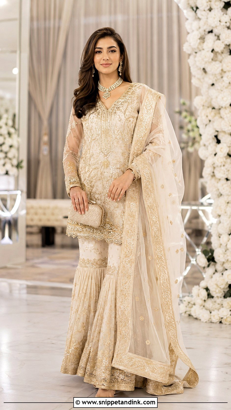 Gharara Suit Outfit - Snippet and Ink - 25 Desi Wedding Shaadi Outfits