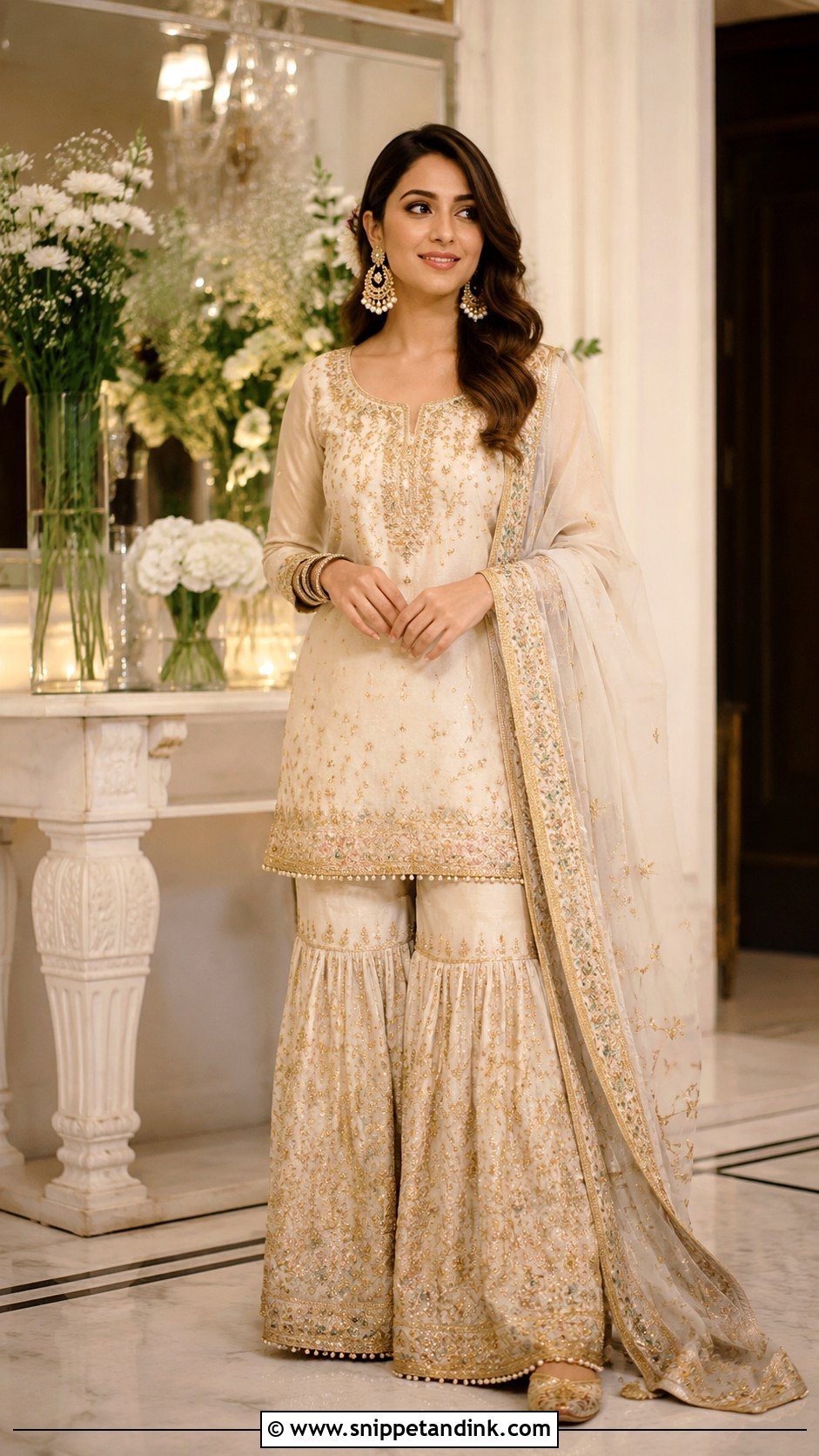 Gharara Suit Outfit - Snippet and Ink - 25 Latest Indian Wedding Outfits for Women
