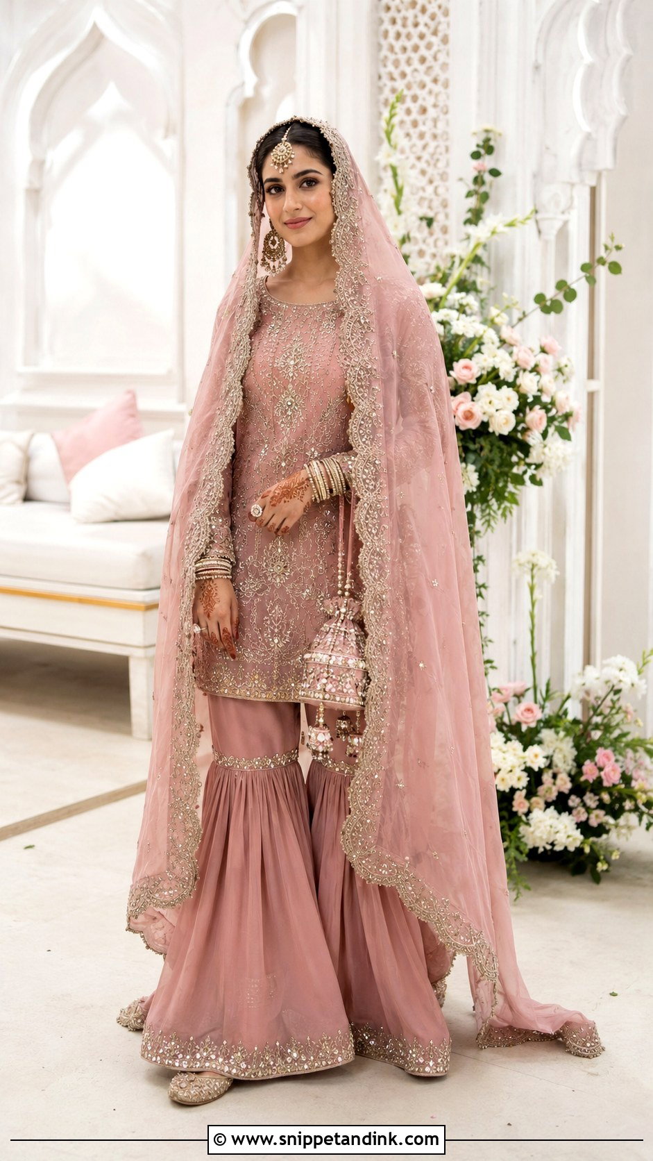 Gharara Suit Outfit - Snippet and Ink - 20 Indian Marriage Outfits for Women