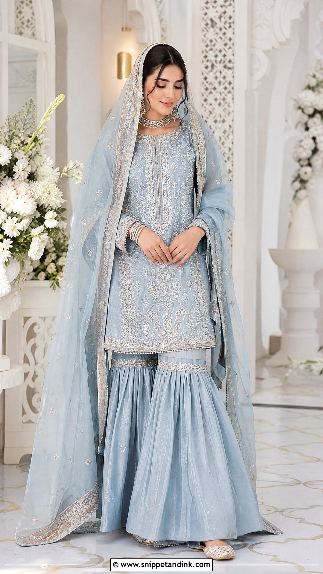 Gharara Suit Outfit for Sisters Nikah - Snippet and Ink - 20 Sister Marriage Outfit for Sister Ideas