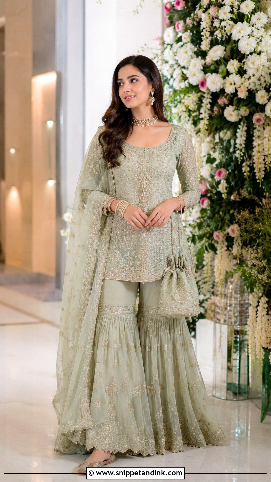 Gharara Suit for Indian Wedding - Snippet and Ink - 20 Indian Wedding Dresses Ideas