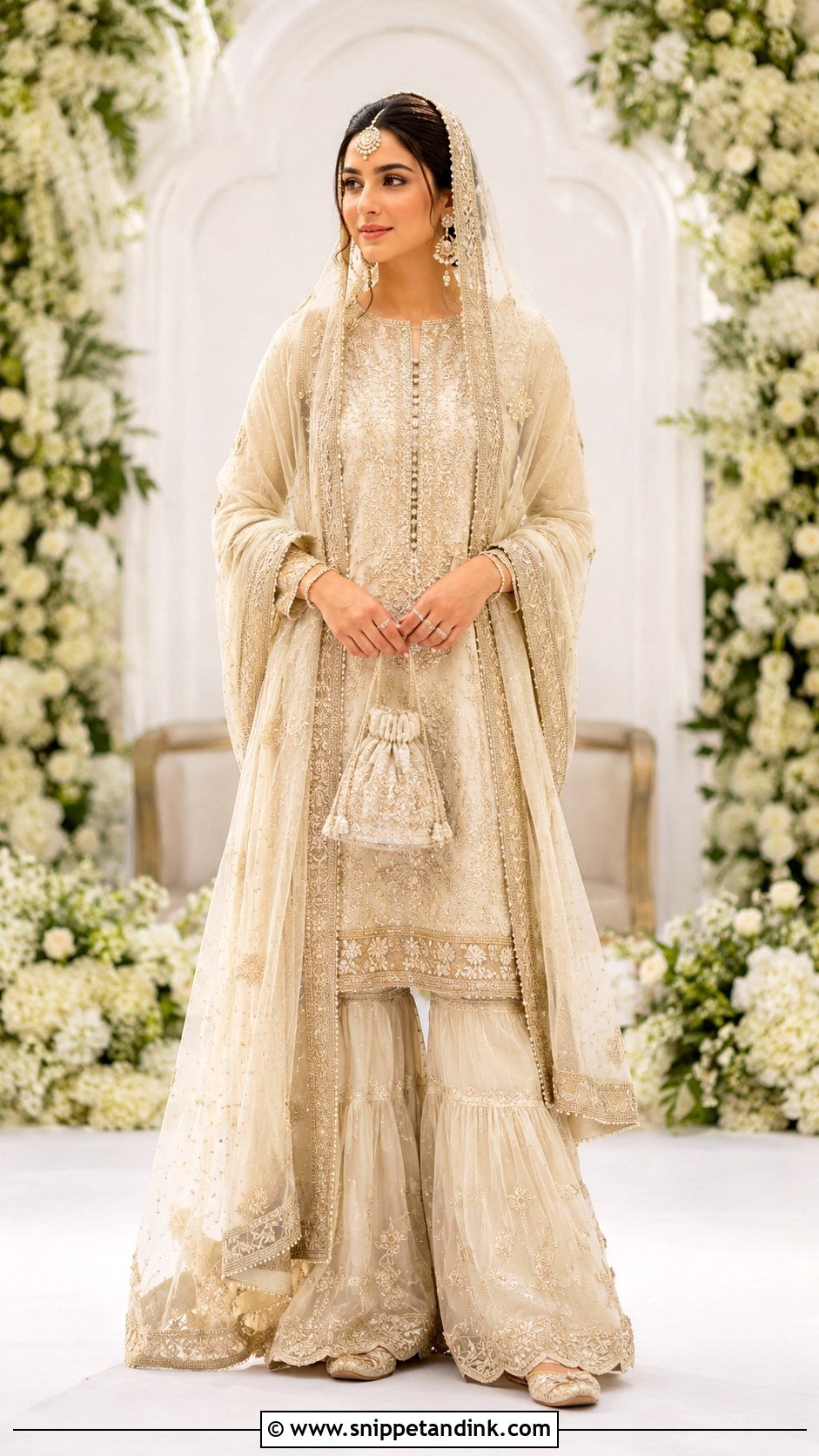 Gharara Suit for Nikah Function - Snippet and Ink - 20 Indian Dress for Marriage Function Ideas